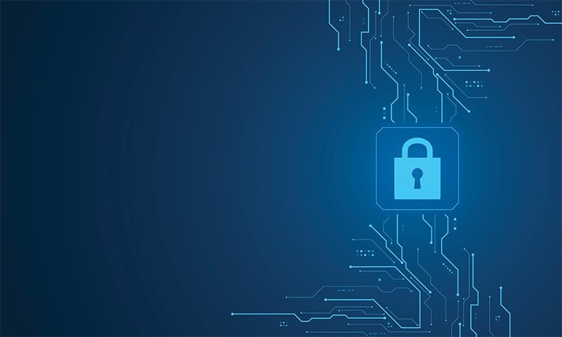 Cyber security technology concept , Shield With Keyhole icon , personal data , vector illustration