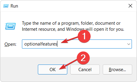 optional-features-run windows 11 sandbox not working