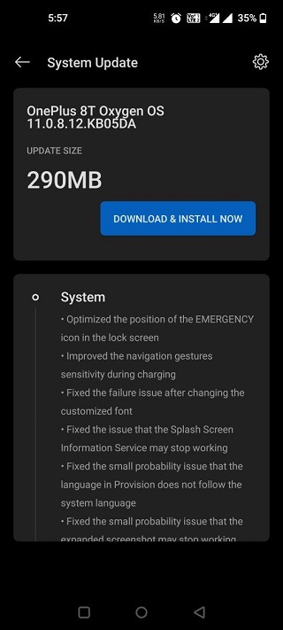oneplus 8t march patch