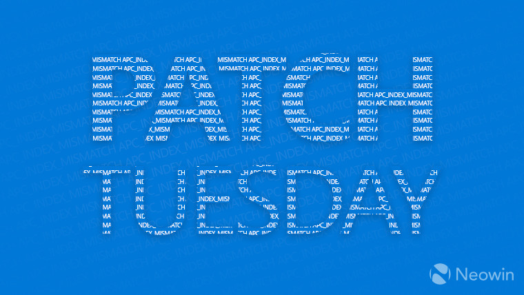 Patch Tuesday text on bright blue background