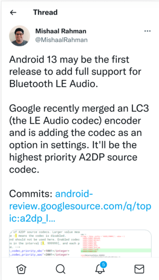 android 13 bluetooth LE