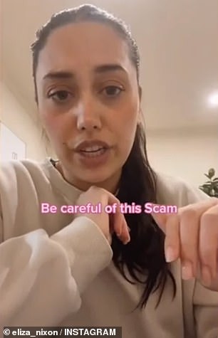 Mother-of-four Eliza Nixon, who lives in South Australia, took to TikTok to talk about the sneaky phone call she'd had with a 'telecommunications expert' who already knew her full name, age, phone number and address