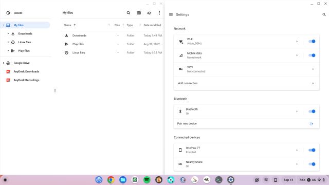 Split Screen on a Chromebook Using Keyboard Shortcuts