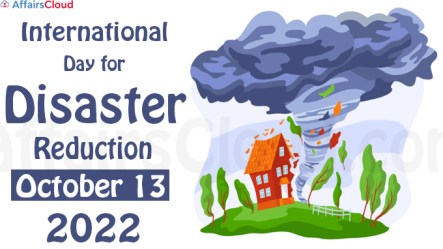 International Day for Disaster Reduction - october 13 2022