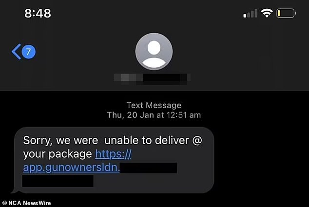 Scammers send fake text messages and emails claiming to be from a delivery company. They say they tried to deliver a parcel and ask for the recipient to click on a link to find out more or rearrange delivery by sharing personal credentials