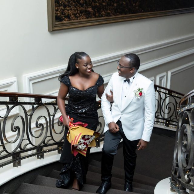 Renown city lawyer Steve Ogolla with wife, Cebbie Koks Nyasego