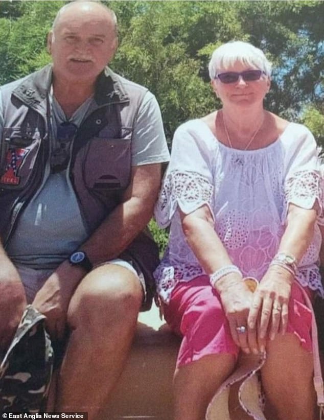 The couple (pictured together) is now pursuing HSBC for compensation due to the fraudster's account not being shut down when the bank allegedly should have realised it was being used for fraud because of the high value payments being put through it