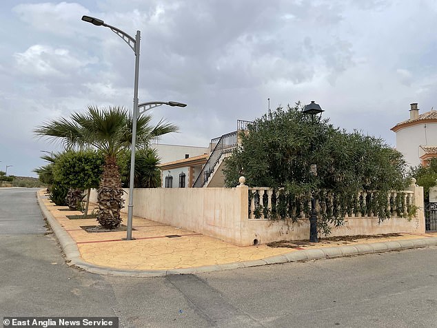 The ex-pat couple who live in a rented house in Almeria in south-east Spain (pictured) have been left almost penniless and largely surviving on their British state pension