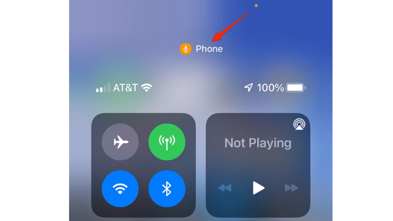 Orange dot on iphone icon, which app