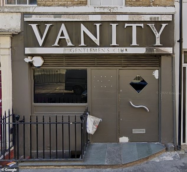 Vanity Bar and Nightclub (pictured) in Soho, London has had its licence suspended for three months amid a Metropolitan Police probe into allegations that customers were fleeced of some £250,000