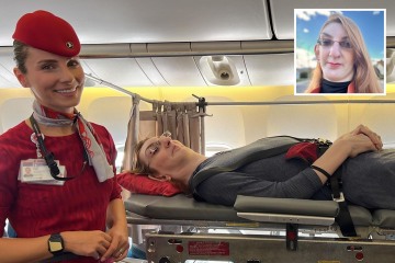 I'm the world's tallest woman at over 7ft - I fly in only one position