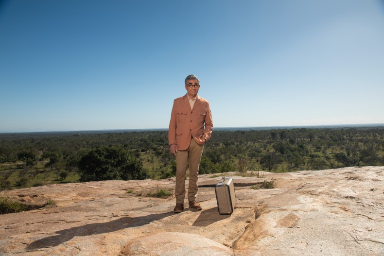 The Reluctant Traveller on Apple TV Plus takes Eugene Levy around the world.