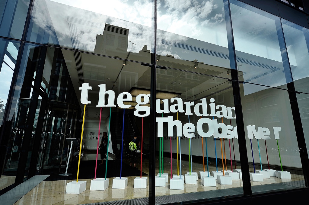  A general view of the Guardian Newspaper offices on August 21, 2013 in London, England.