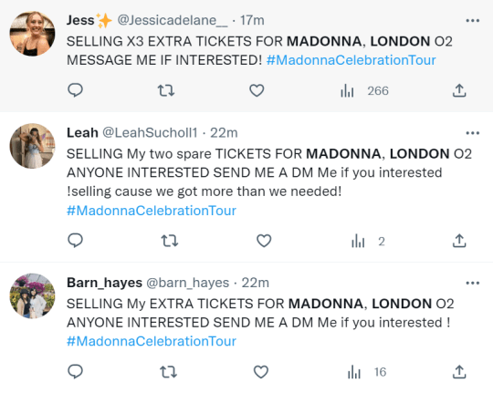 madonna ticket resale