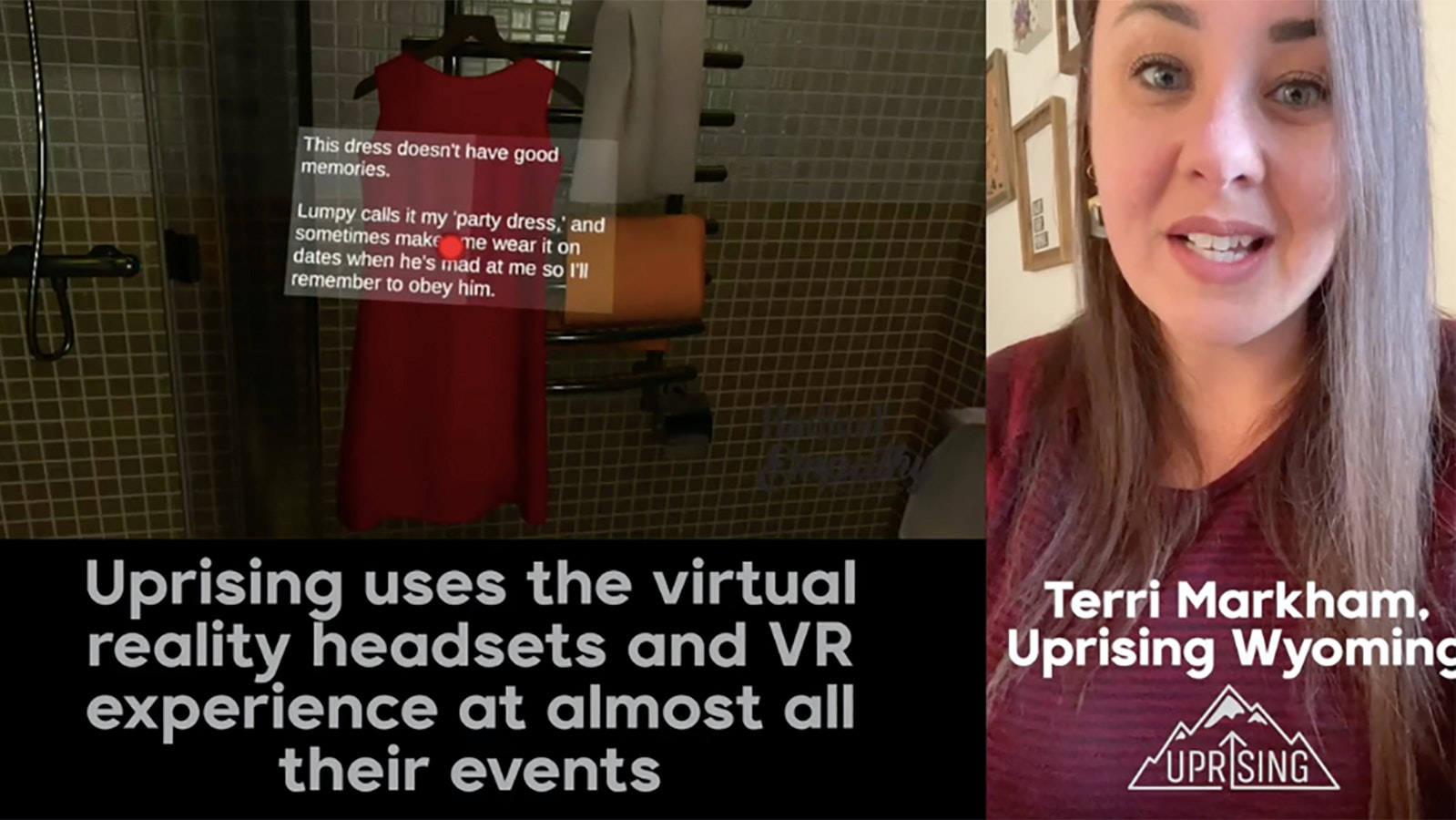 Virtual reality walks people through scenarios that simulate someone being the victim of a sex trafficker.
