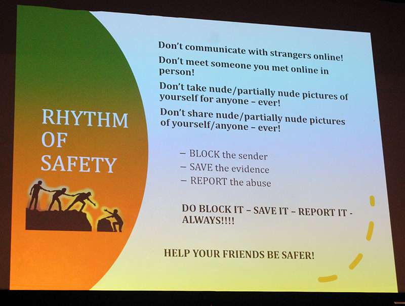 Talking point for adults with children on safety online from Russ Tuttle.