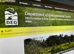 Oregon's Department of Environmental Quality website on April 25, 2025.