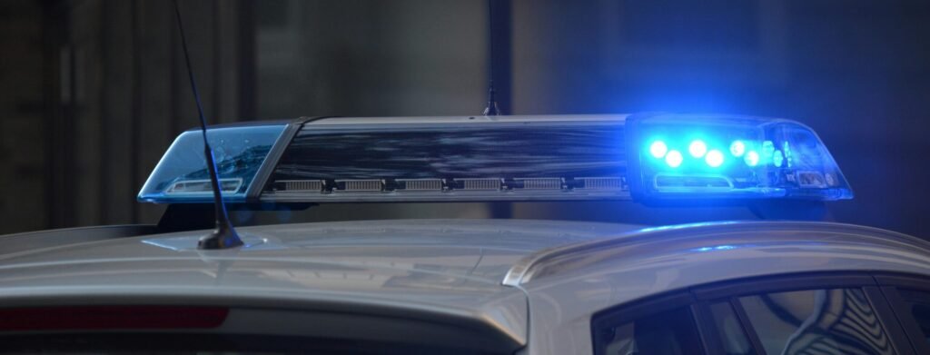 police car light bar