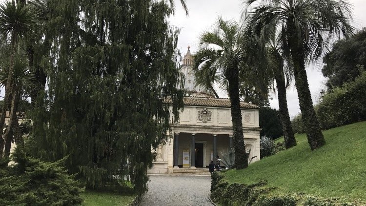 The Casina Pio IV in the Vatican gardens, where the conference is being held