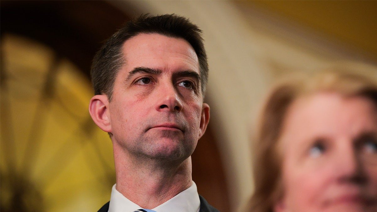 Tom Cotton looking serious