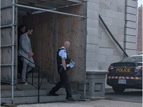 OPP lead Michael Haaima from the Frontenac County Courthouse on Wednesday, Jun. 11, 2025. (Photo by Michelle Dorey Forestell/Local Journalism Initiative)