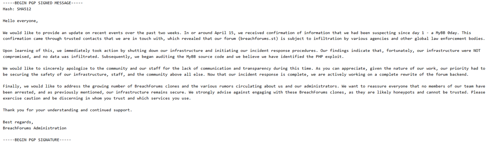 BreachForums Operators Arrested by French Police 39 BreachForums arrests