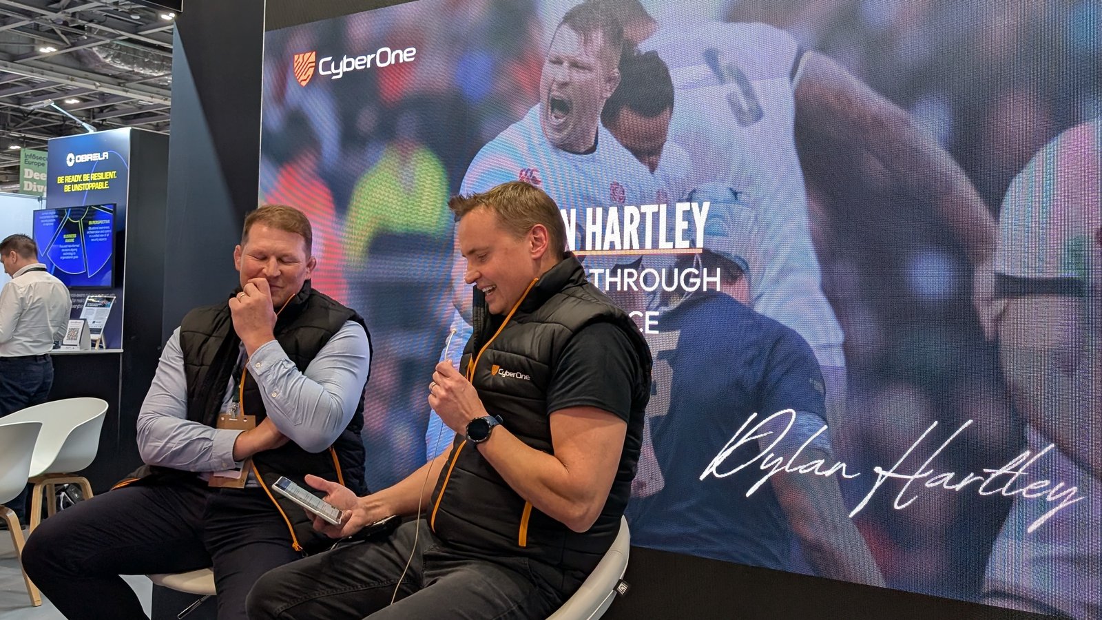 Dy;lan Hartley Dominic List CyberOne InfoSecurity Europe 2025