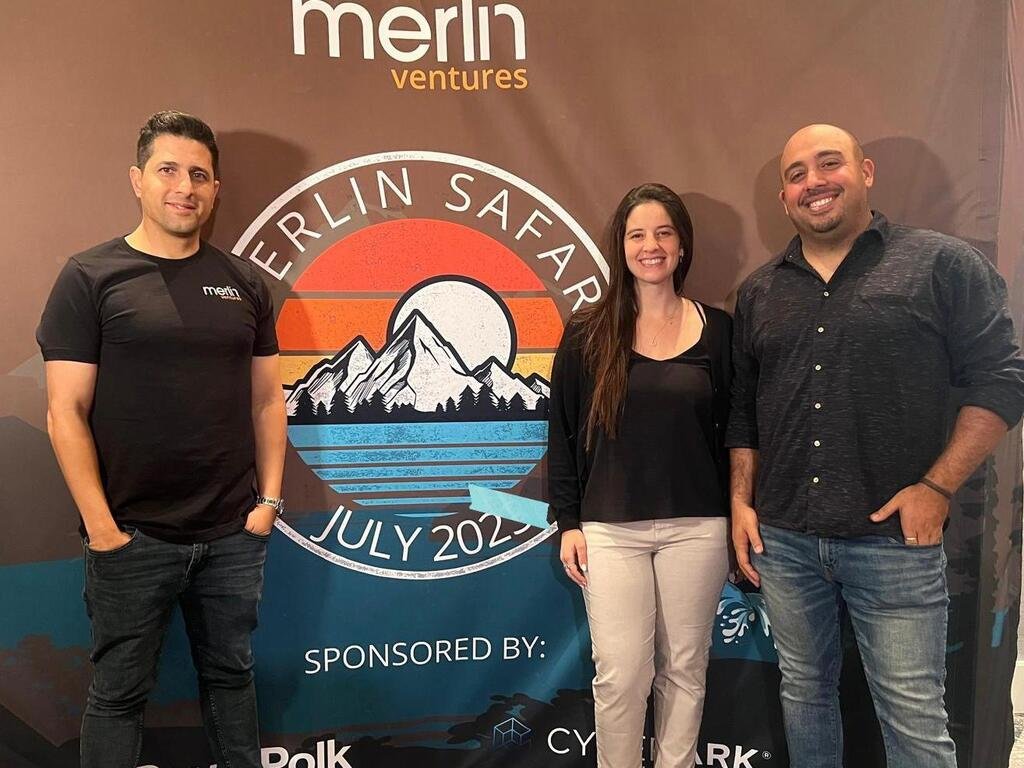 השותפים ב מרלין ונצ'רס מימין אלמוג גולוד שותף תו ספקטר שותפה תפעולית שי מישל שותף מנהל