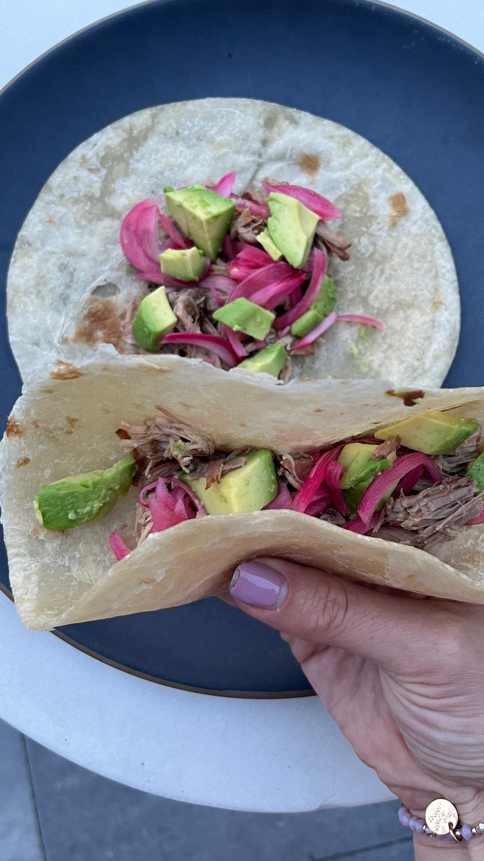 carnitas style slow cooker tacos