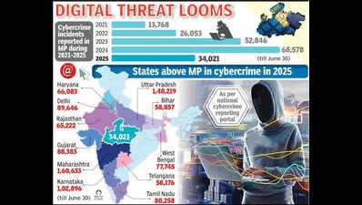Eight cases of cybercrime reported every hour in MP