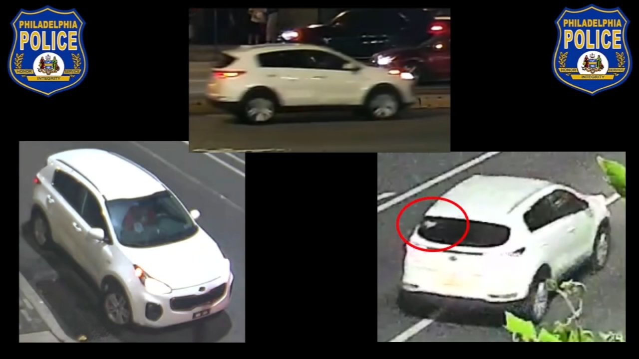 IMAGE: Police are searching for this vehicle in connection with the shooting of a school safety officer on Junr 29, 2025.