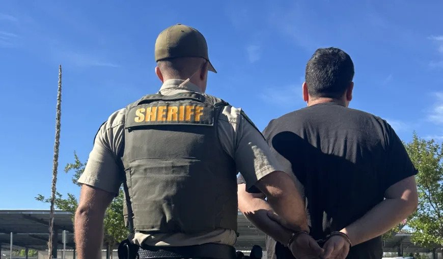 <em>The El Dorado County Sheriff’s Office arrested a school employee on July 3, 2025, as a result of an undercover operation that targeted child predators.</em>/<em>El Dorado County Sheriff’s Office</em>