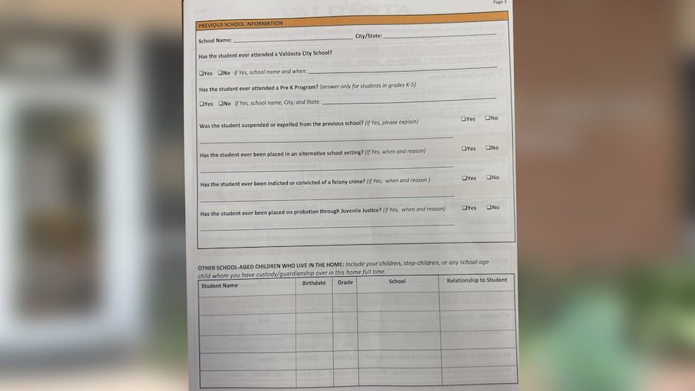 For Valdosta City Schools (VCS) this has been a practice for years with a form for new...