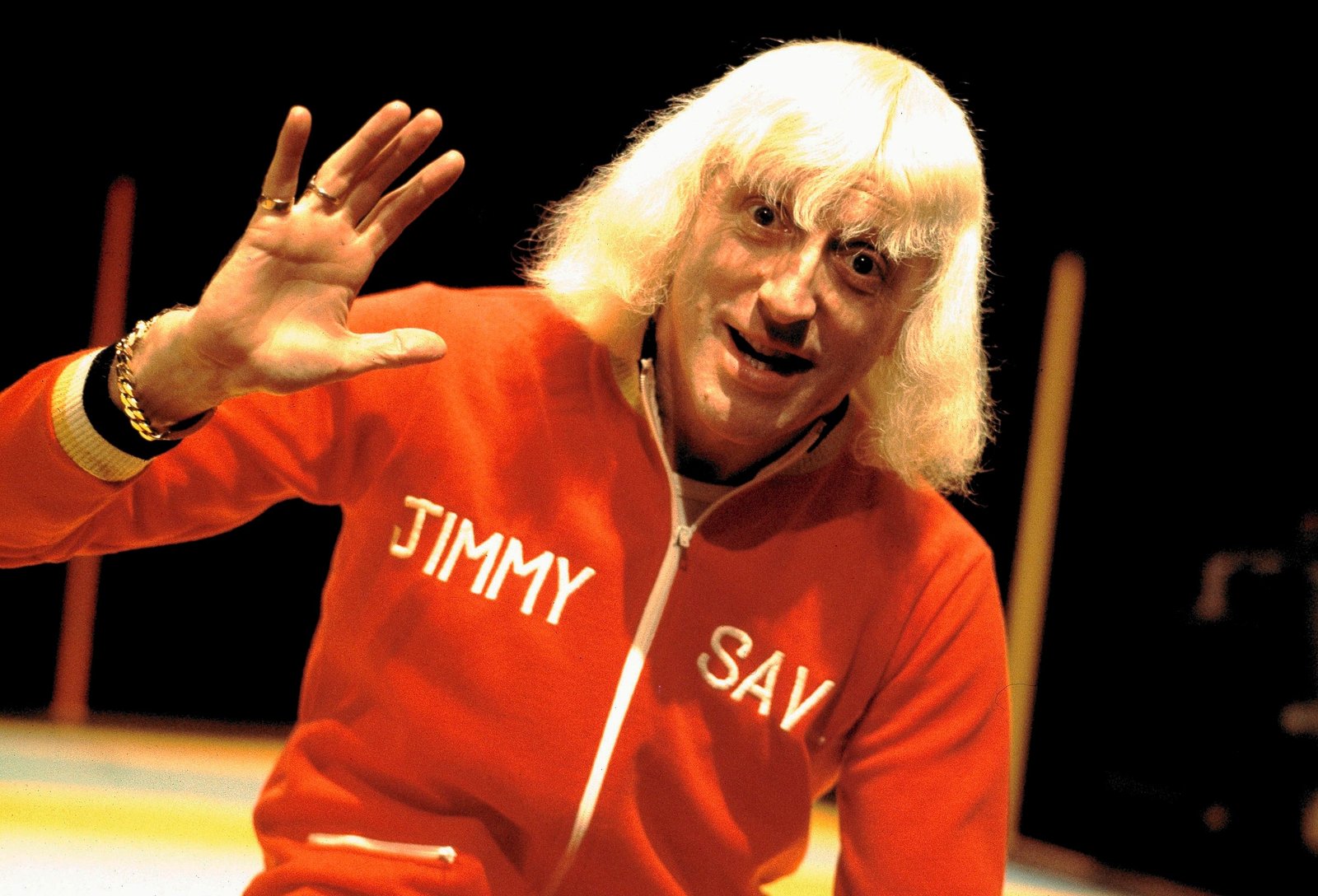 Jimmy Savile presenting BBC Top Of The Pops.