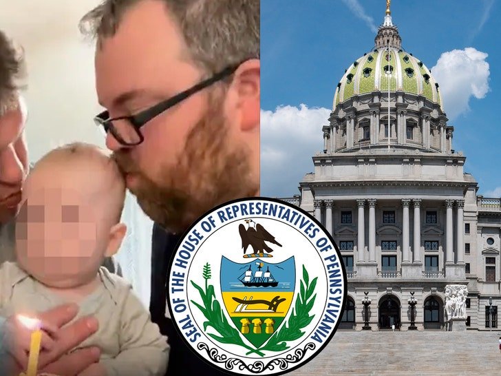 Brandon Keith Mitchell Pennsylvania and seal of the house of representatives istock comp