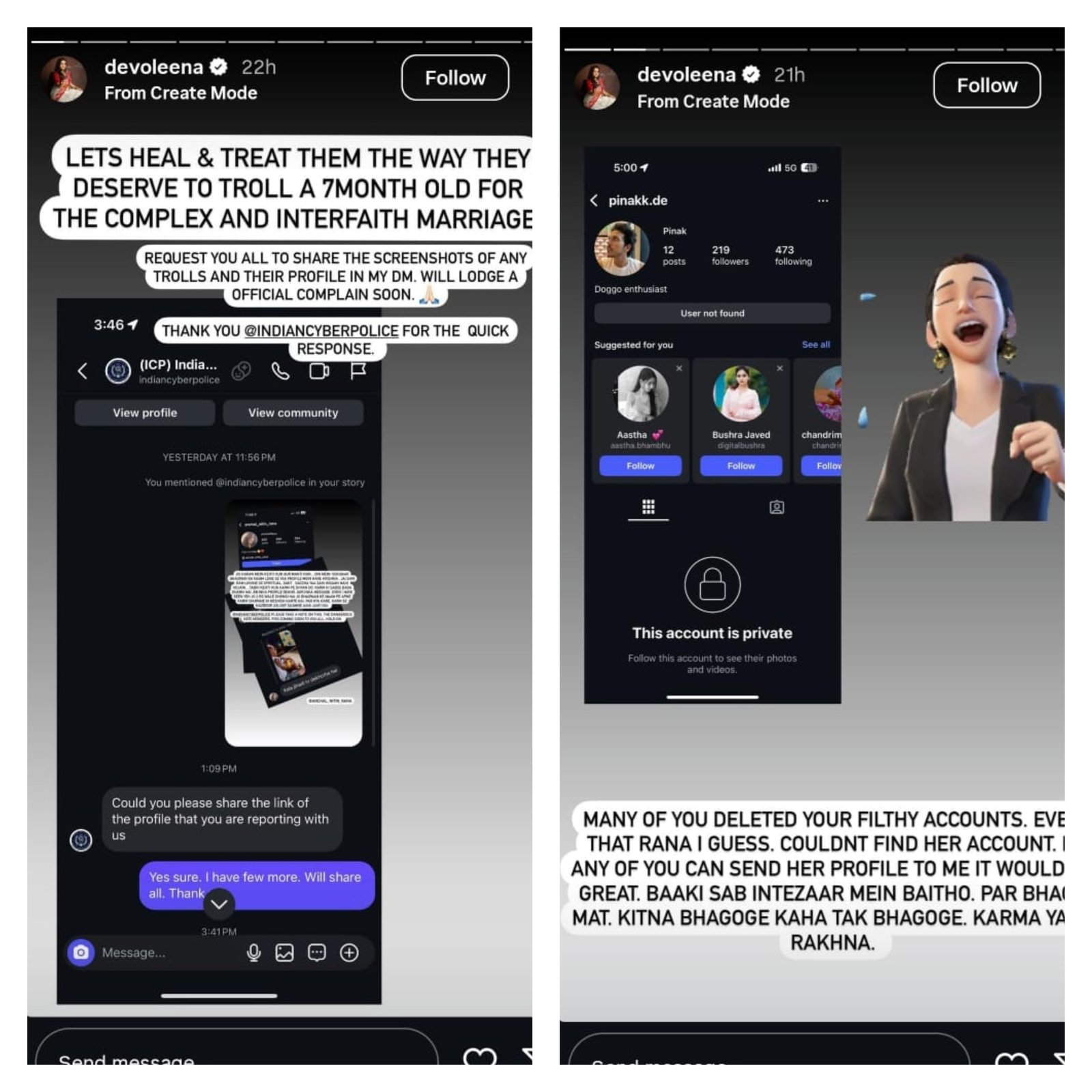 Devoleena via Instagram Stories.