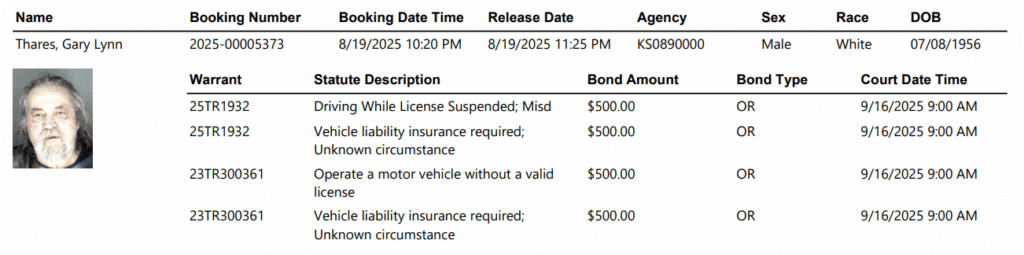 Screenshot 2025 08 20 073133 - Predator Caught Driving in Topeka: Loophole Let Child Abuse Convict Dodge Registry
