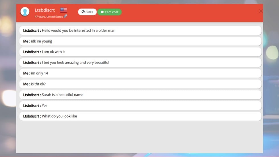 Messages sent from suspect arrested and charged in Operation Hightower.