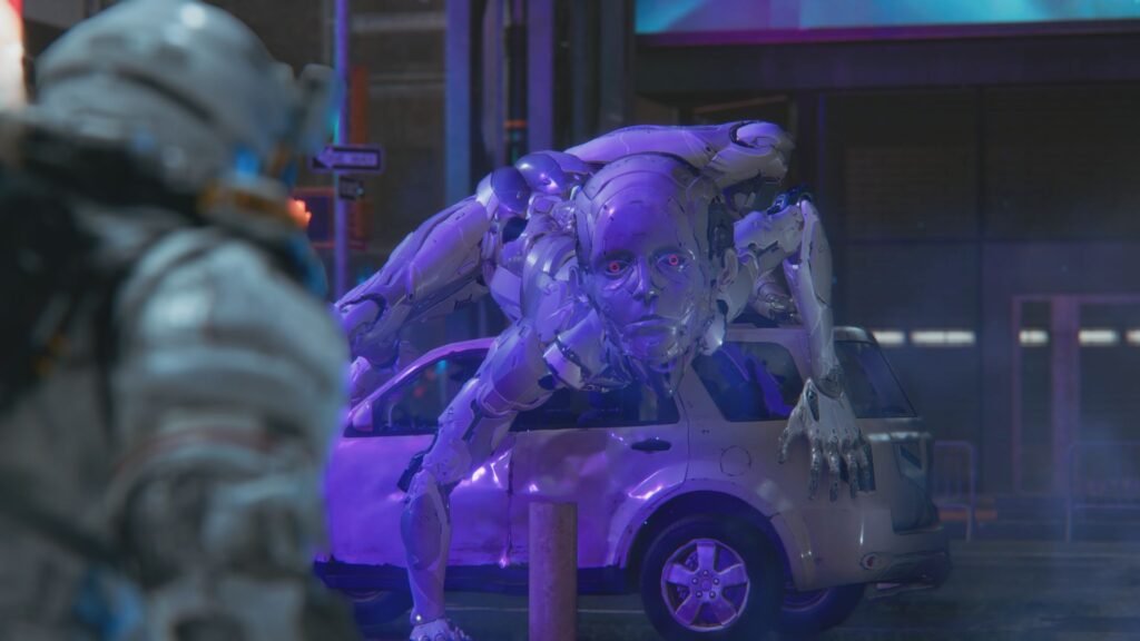 A screenshot from the game Pragmata