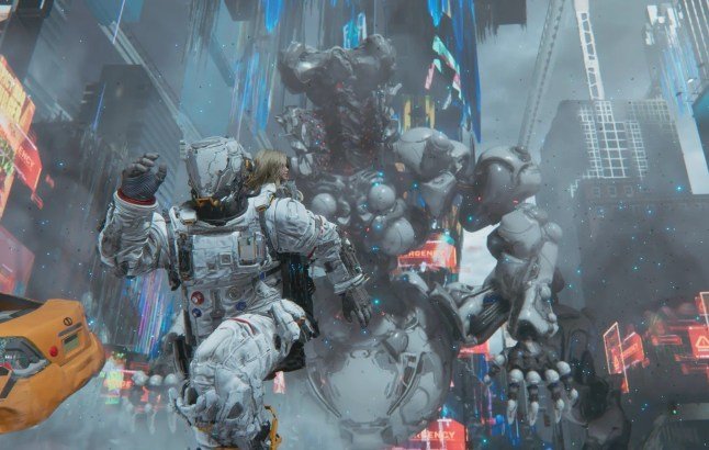 Pragmata giant boss fight