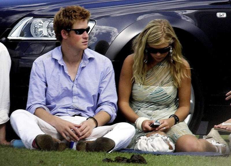 Prince Harry and his former girlfriend Chelsy Davy | Source: PA