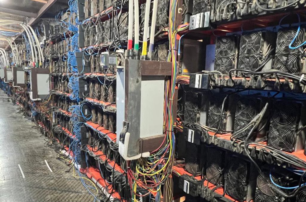 One of 25 cryptocurrency mining centres run by Asian organized crime groups in Angola 