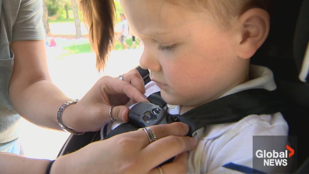 Click to play video: 'Child Passenger Safety Awareness Week: Are you using car seats correctly?'